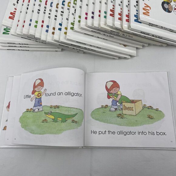 Moncure First Steps to Reading ABC Book Set Vintage Collectible 25 Hardcover - Picture 9 of 10